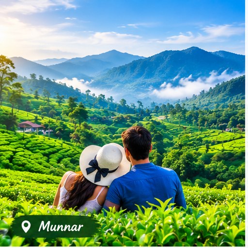 Majestic Kerala Honeymoon Bliss – 5 Nights / 6 Days